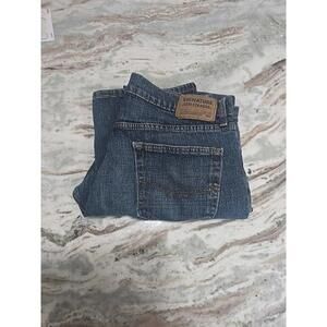 Levi Strauss Signature S61 Men's Relaxed Jeans W36 L32 Stonewashed‎ Blue Denim